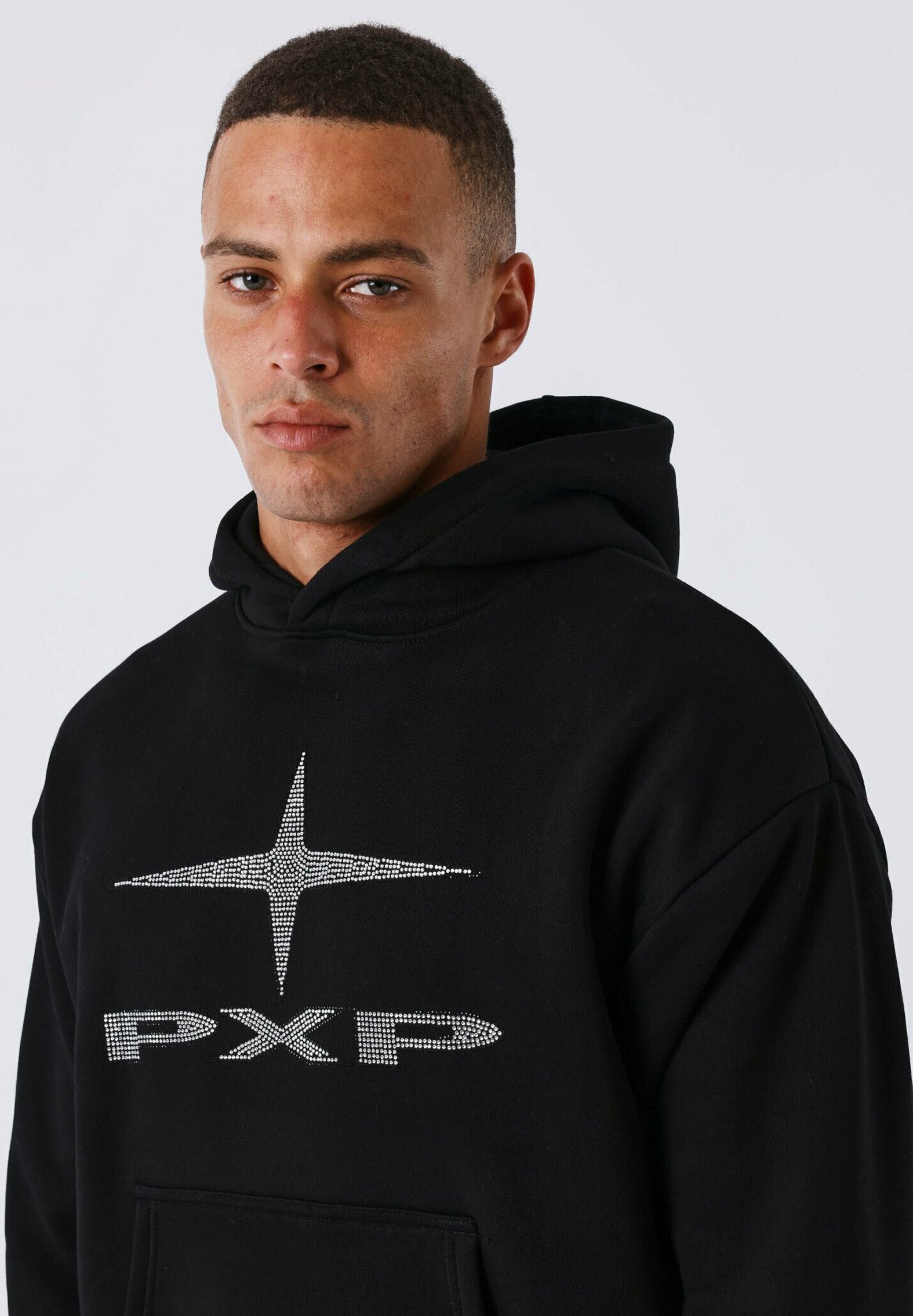 Sweat-shirt Unisexe Project X Paris - Logo Contrasté Noir - Taille M