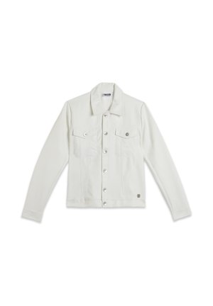 TRUCKER IN CON TAGLIO CORTO - Giacca in similpelle - white