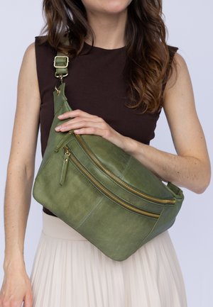 Gusti Leder, GÜRTEL FREYA - Bæltetasker - khaki