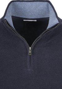 McGregor HALF ZIP STRUCTURE - Strickpullover - navy