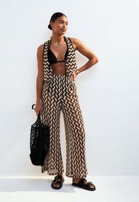 New Look CHEVRON  - Legging - black pattern