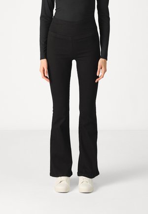 SOFT FLARE  - Bootcut-teksad - black