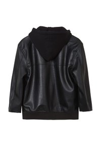 Calliope CON CAPPUCCIO - Felpa con zip - nero ultrablack