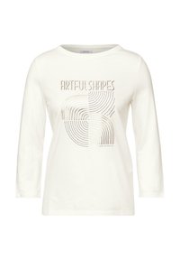 T-shirt à manches longues - weiß