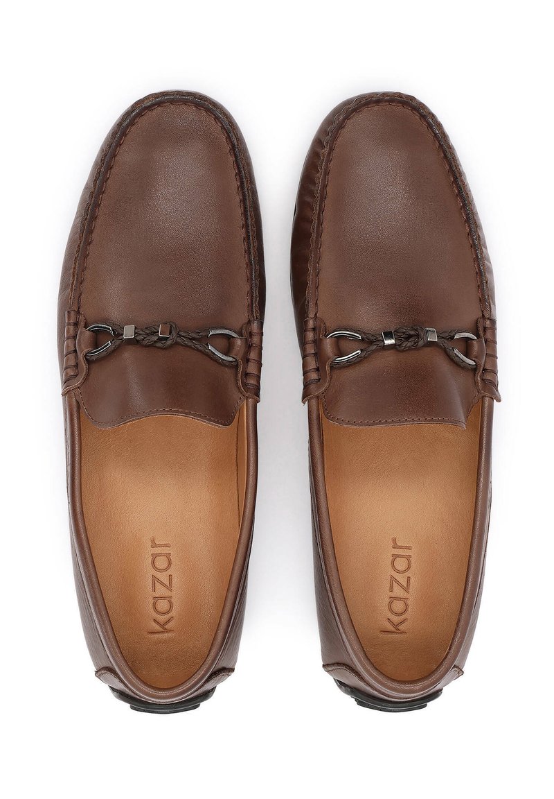 Kazar Brown Men\'s Chauffeurs Mocasín Size 43‎ (US 10) LAMBSKIN SLIP-ON Men main image 4