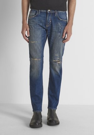 Antony Morato, JEANS KURT COMFORT TAPERED FIT IN AUTHENTIC BLUE DENIM - Vaqueros slim fit - blue denim