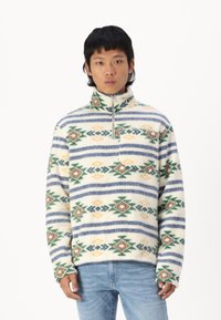 Jack & Jones JORIBIZA HALF ZIP - Polárpulóver - bright white
