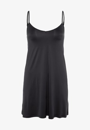 Hanro SATIN DELUXE - Nachtjapon - black