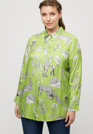 Pack De 2 Camisetas De Pijama Para Mujer Ulla Popken - Lunares Y Liso, Manga Media, Algodón Transpirable