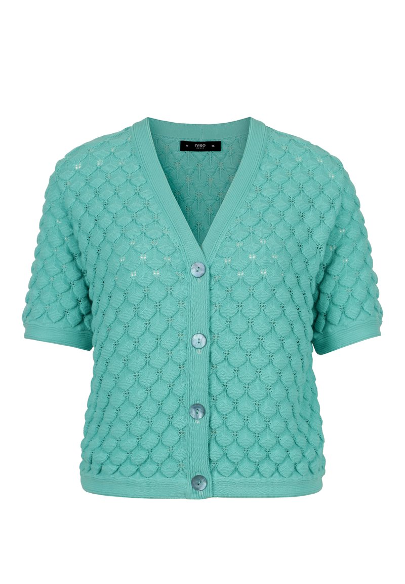 Ivko STRUCTURE PATTERN - Vest - aqua/turquoise - Zalando.nl