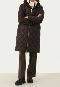 Part Two Abrigo de invierno - dark brown
