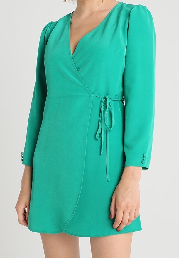 Topshop Petite Day dress - green - (Pre-owned) - Zalando.ie