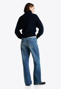 Tommy Hilfiger STITCH ZIP-THRU - Chaqueta de punto - dark night navy