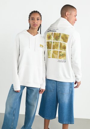 UNISEX - Pulover s kapuco - white