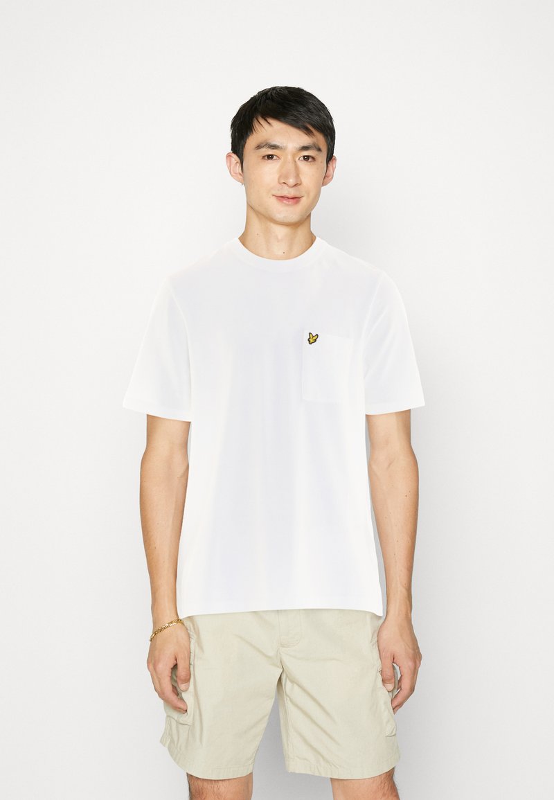 Lyle & Scott UTILITY POCKET - Basic T-shirt - white - Zalando.co.uk