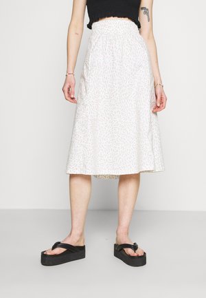 QIA SKIRT - Jupe trapèze - white light