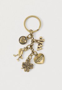 CHARMS KEYCHAIN UNISEX - Porta-chaves - gold-coloured