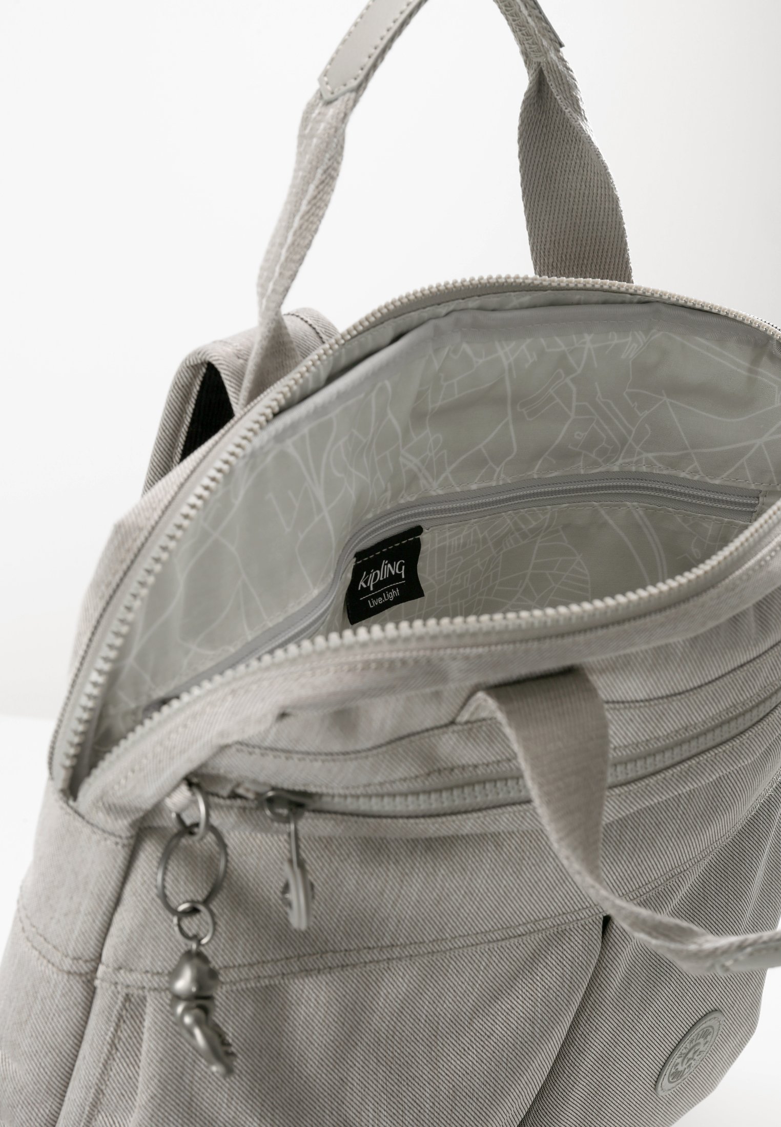 Kipling KOMORI S - Mochila - greybeige/gris jaspeado - Zalando.es