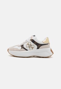 LUCKEI - Zapatillas - white/brown
