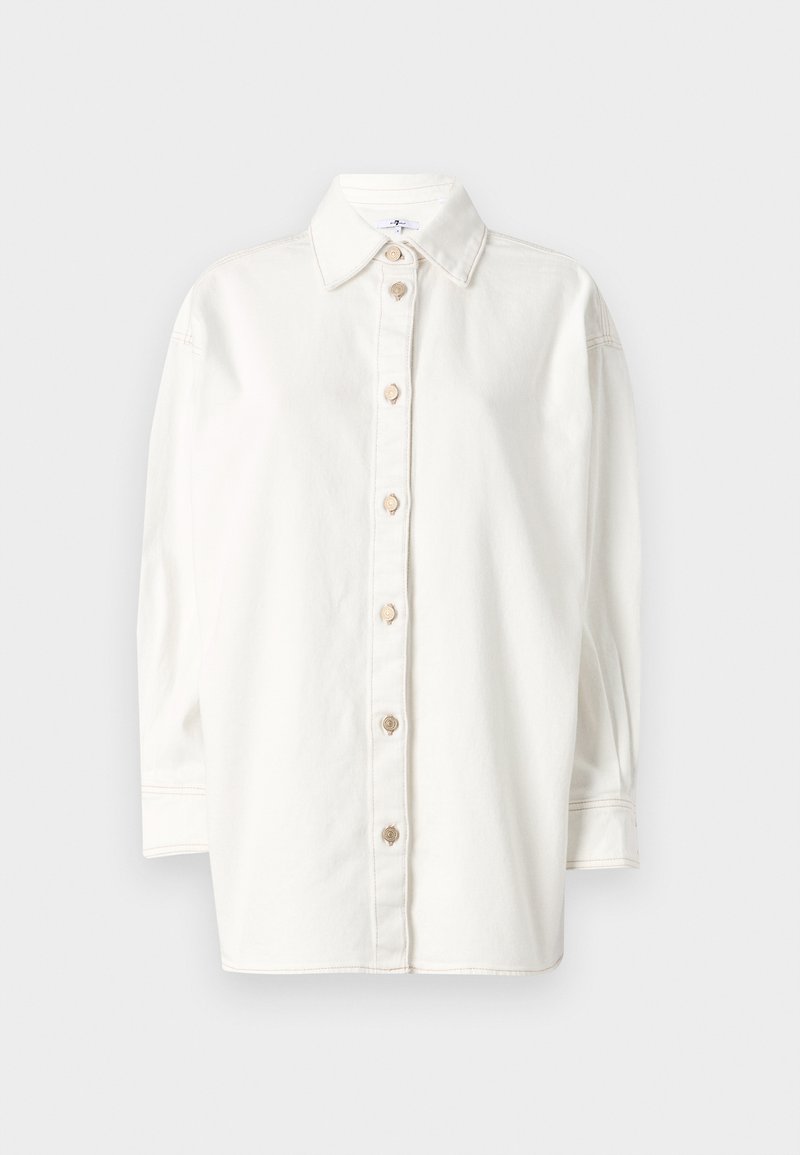 7 For All Mankind Overhemdblouse wit 7 For All Mankind Overhemdblouse wit