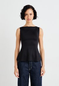 Weekday - PEPLUM - Viršus - black Miniatiūros vaizdas 1
