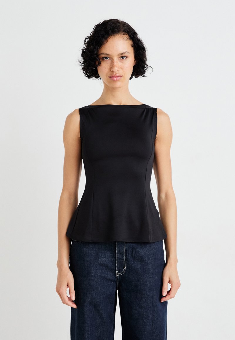 Weekday - PEPLUM - Viršus - black, Padidinti