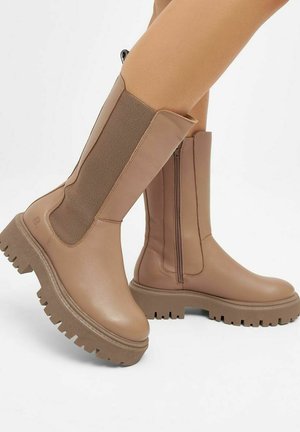 Bianco BIAGARBI - Bottines à plateau - taupe