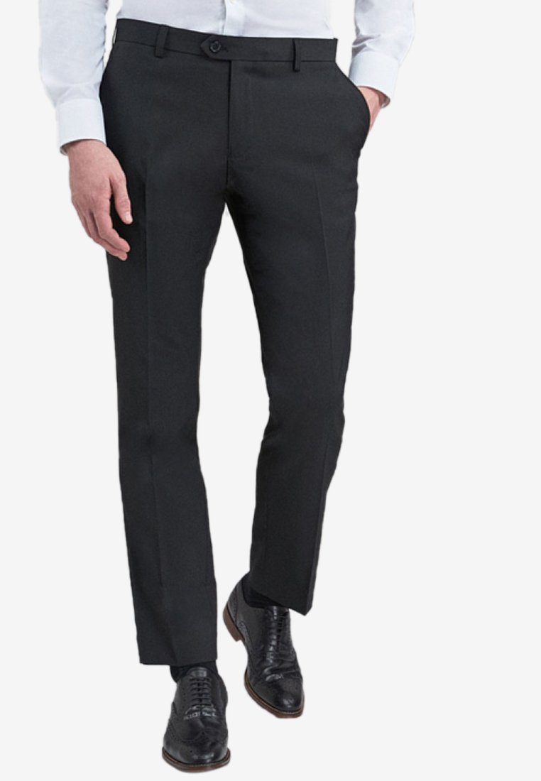 Next - SUIT TROUSERS SLIM FIT - Bukser - black, Forstør