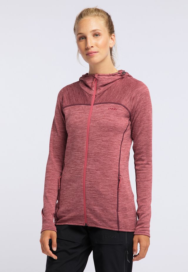 FOXY - Hoodie met rits - red
