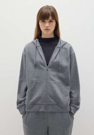 Sudadera con cremallera - ash grey