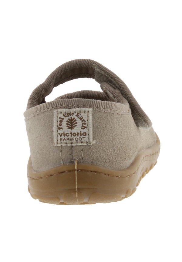 BOSCO BAREFOOT MARY JANE – Riemchenballerina – taupe