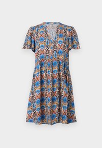 JDYSTARR LIFE DRESS - Denné šaty - oatmeal/multi coloured