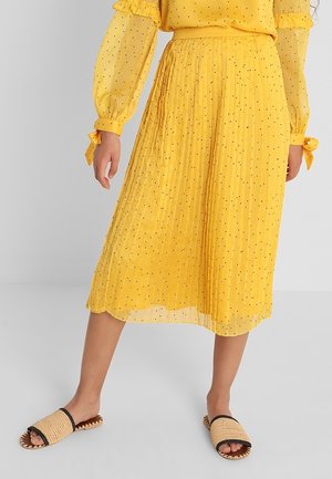 A-line skirt - yellow