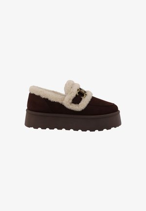 TOM TAILOR, STIEFEL - Instappers - mokka