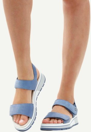 Sandaalit nilkkaremmillä - blue