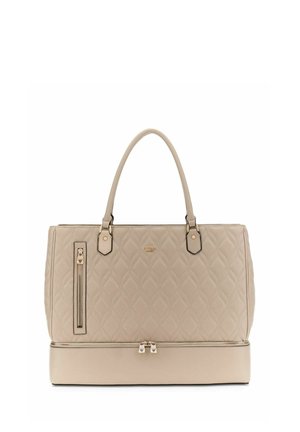 Guess, MAXINE ZIP BOTTOM TOTE - Cabas - light taupe