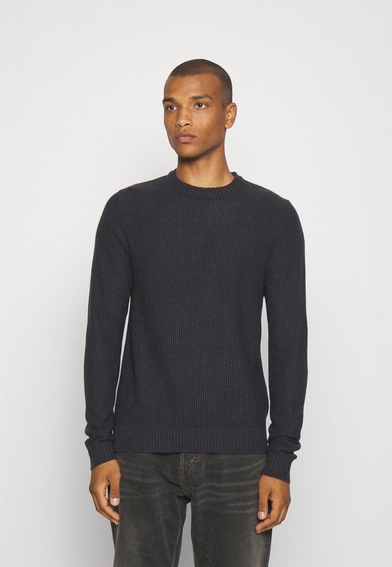 JACK & JONES Jorkobe Knit Crew Neck Maglione Lavorato A Maglia, Iron Gate, XS Uomo