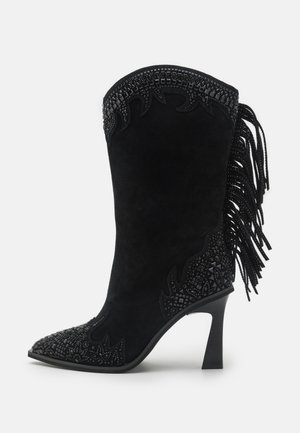 Botas camperas - crosta black