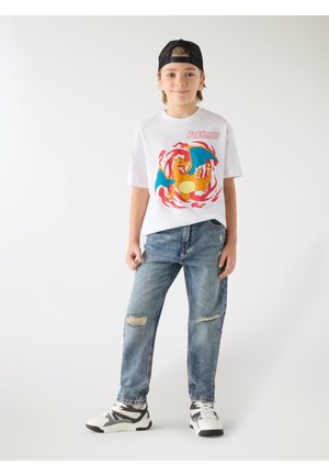 MC STAMPA - T-shirt con stampa - bianco ottico