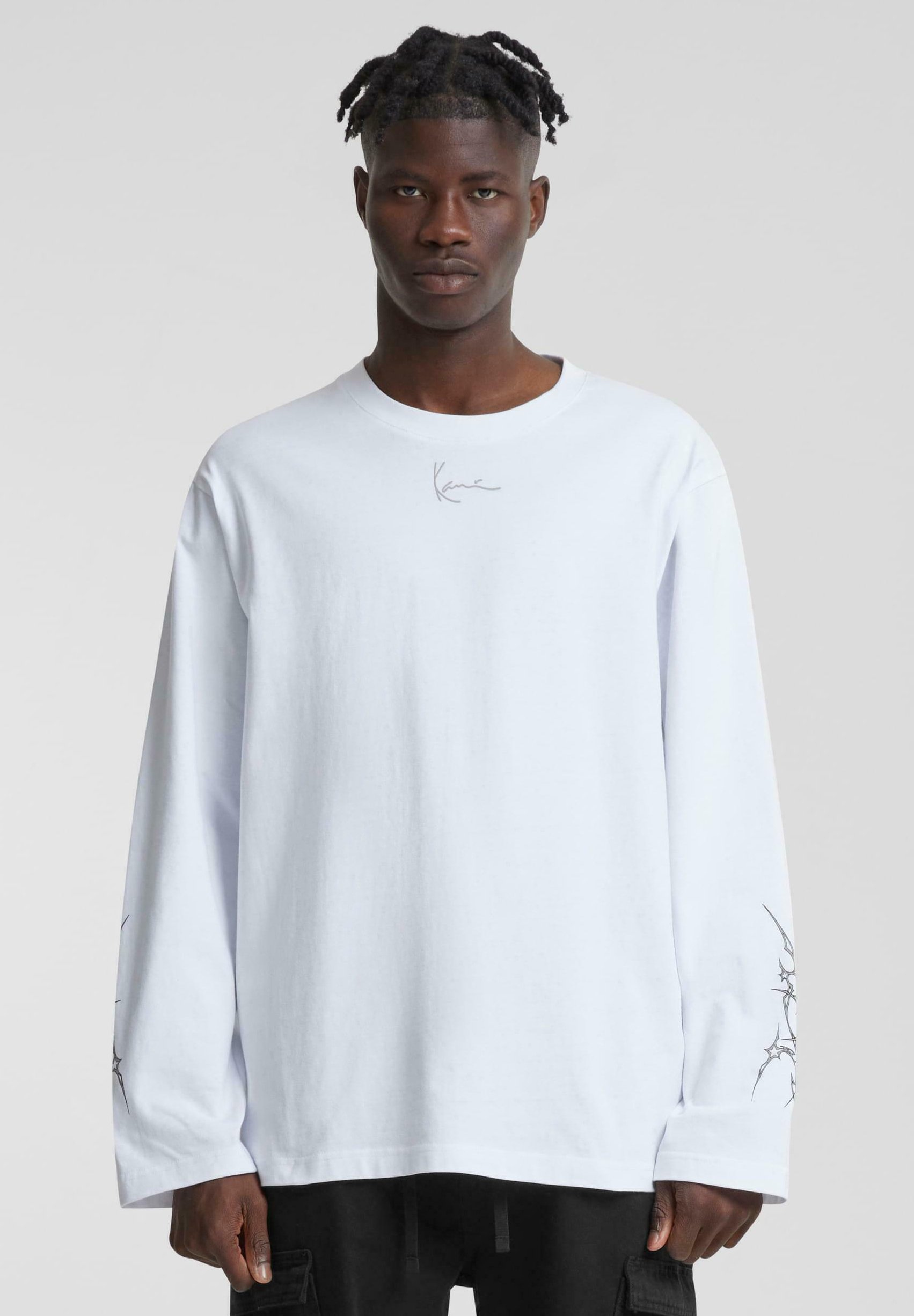 KARL KANI◆カールカナイ ロンT Small Signature Tribal [white] KARL KANI◇カールカナイ ロンT Small Signature Tribal [white]