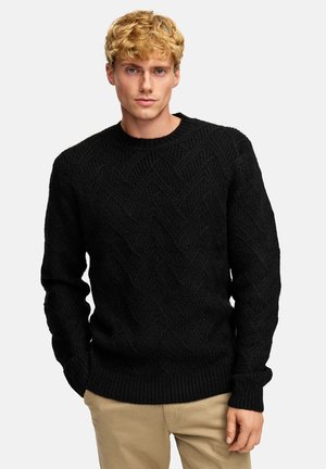 Strickpullover - black