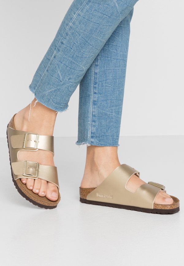 ARIZONA BF NARROW - Sandals - gold