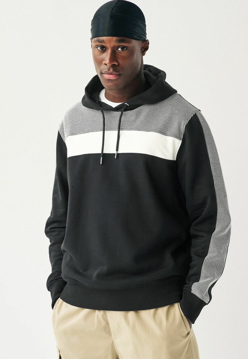 Next DIP DYE OVERHEAD  - Hoodie - mottled black