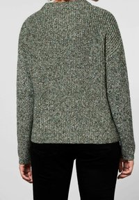 Street One Stickad tröja - dark green