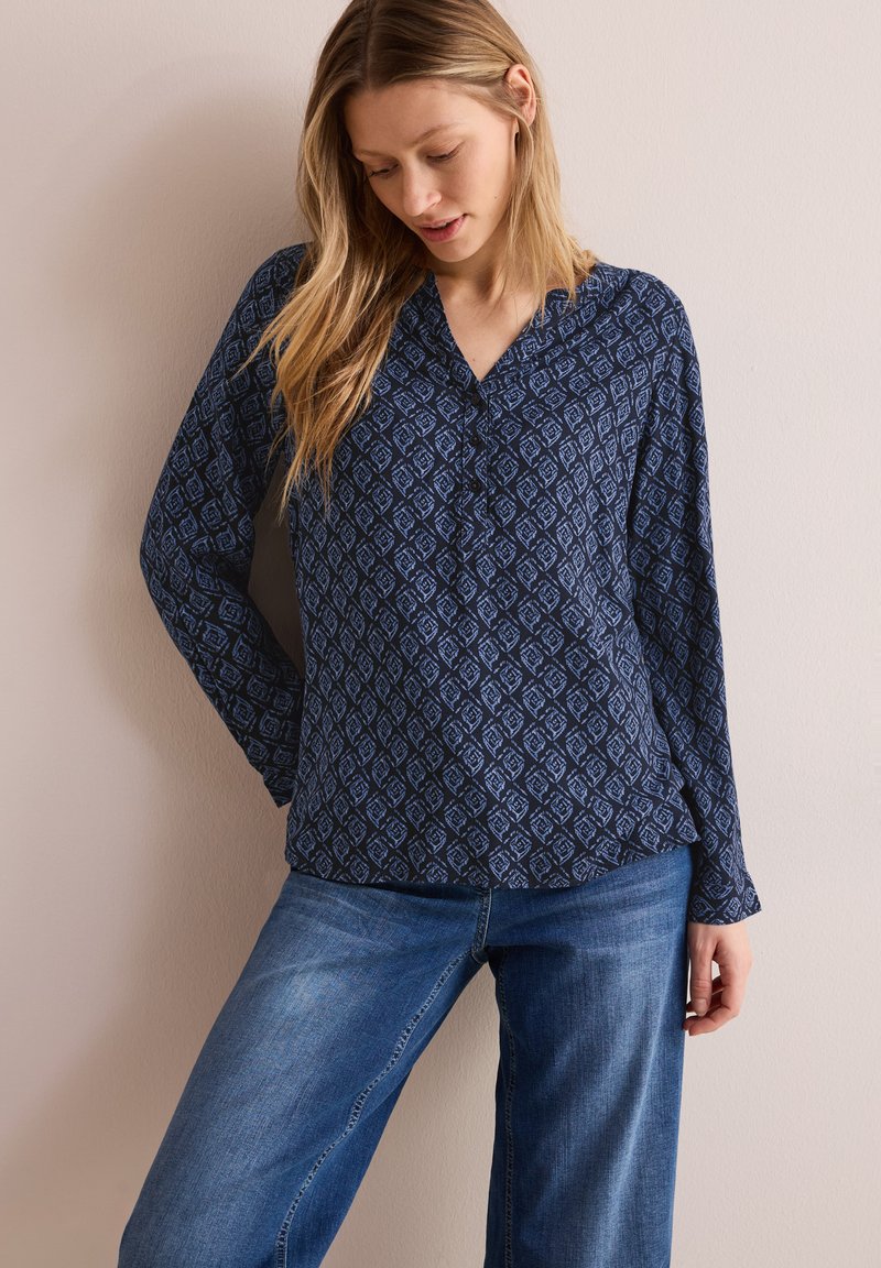 Cecil MIT MINIMAL PRINT - Bluse - blau