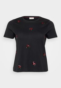CARKITA LIFE TEE - Print T-shirt - black