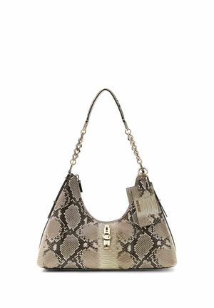 Guess, YVONNE LOGO HOBO BAG - Sac à main - natural