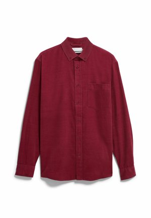 ARMEDANGELS, CORDUROY LONGSLEEVE SHIRT - Overhemd - velvet red