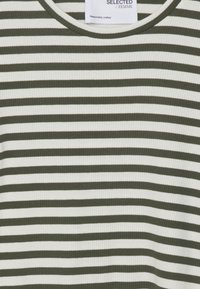 Selected Femme SLFANNA CREW NECK TEE - Camisola de manga comprida - ivy green