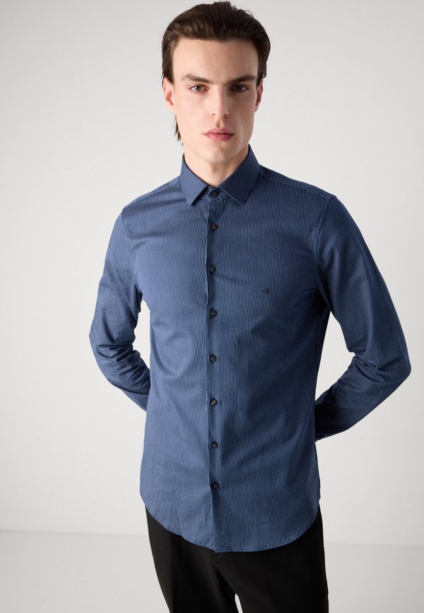 STRIPE SLIM SHIRT - Shirt - dark ink3